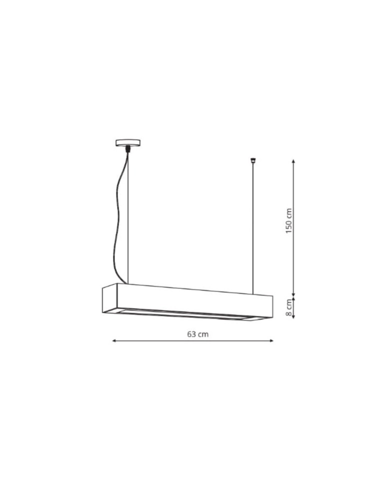 Light Prestige Ibros wisząca czarna średnia 18W 3000K IP20 LP-7001/1P 20 BK-63 18/3 1xLED czarny Light Prestige Ibros wisząca czarna średnia 18W 3000K IP20 LP-7001/1P 20 BK-63 18/3 1xLED czarny