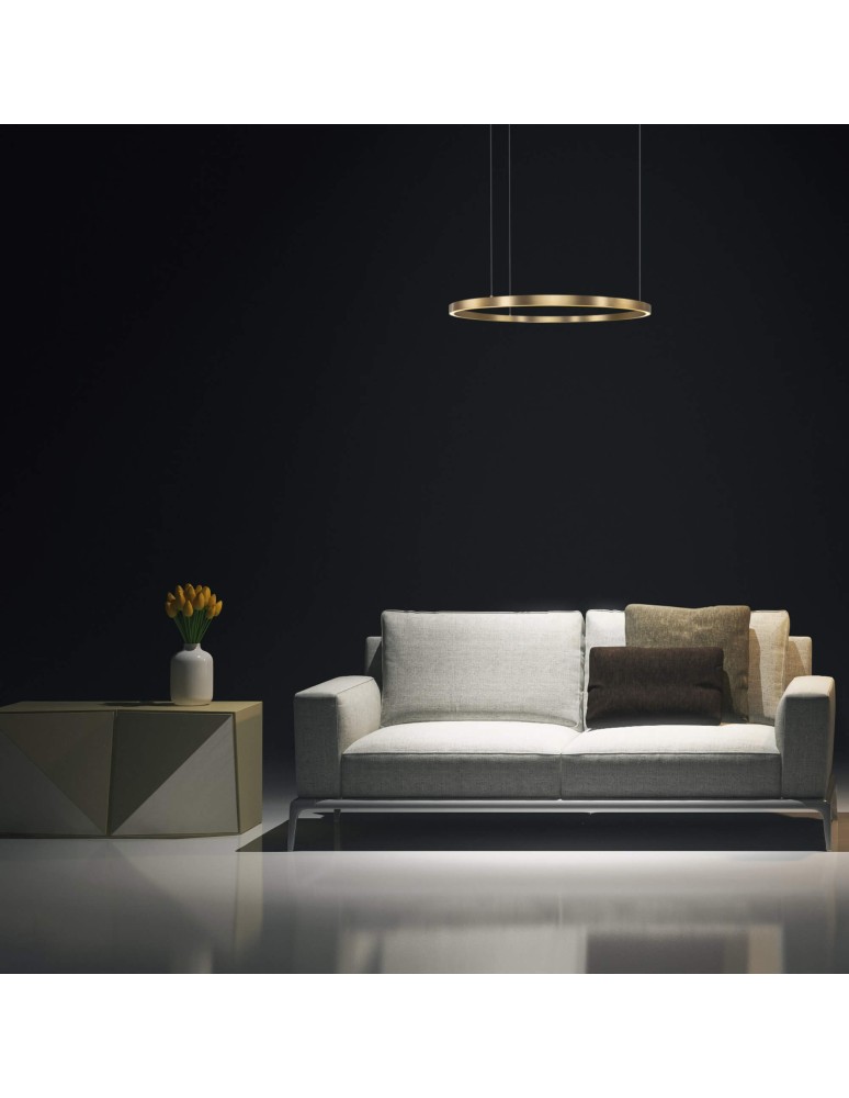 Light Prestige Midway lampa wisząca mała złota LP-033/1P S GD 1xLED Złoty Light Prestige Midway lampa wisząca mała złota LP-033/1P S GD 1xLED Złoty