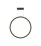Lampy wiszące okręgi - Light Prestige Mirror lampa wisząca mała czarna IP44 LP-999/1P S BK 1xLED czarny - product 5