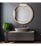 Lampy wiszące okręgi - Light Prestige Mirror wisząca mała złota 1xLED IP44 złoty LP-999/1P S GD - product 6
