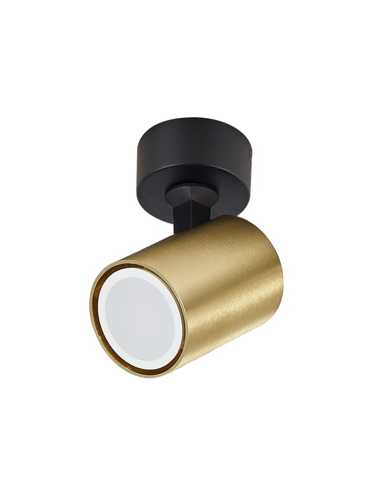 Light Prestige Snow 1 spot złoty LP-731/1W GD 1xGU10 czarny/złoty Light Prestige Snow 1 spot złoty LP-731/1W GD 1xGU10 czarny/złoty
