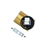 Light Prestige Snow 1 spot złoty LP-731/1W GD 1xGU10 czarny/złoty Light Prestige Snow 1 spot złoty LP-731/1W GD 1xGU10 czarny/złoty