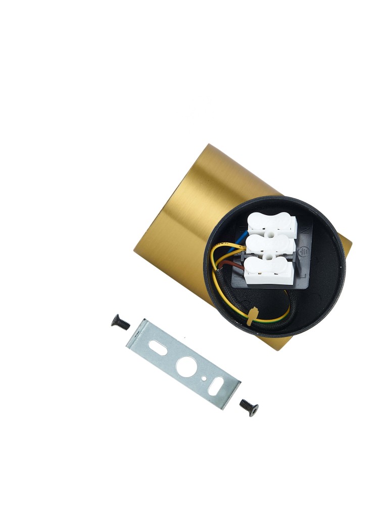 Light Prestige Snow 1 spot złoty LP-731/1W GD 1xGU10 czarny/złoty Light Prestige Snow 1 spot złoty LP-731/1W GD 1xGU10 czarny/złoty