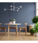 Lampy wiszące nowoczesne - Light Prestige Lampa wisząca Snow 6 biały LP-731/6P WH 6xGU10 - product 5