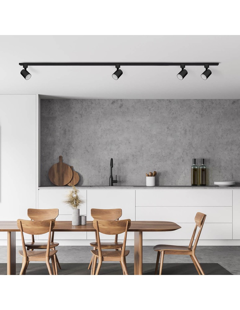 Light Prestige Snow SET 1F czarny GU10 czarny LP-737 BK SET