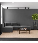 Gotowe zestawy szynoprzewodów - Light Prestige Snow SET 1F czarny GU10 czarny LP-737 BK SET - product 11