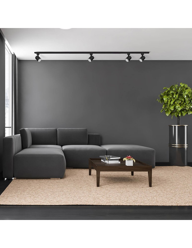 Light Prestige Snow SET 1F czarny GU10 czarny LP-737 BK SET