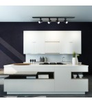 Gotowe zestawy szynoprzewodów - Light Prestige Snow SET 1F czarny GU10 czarny LP-737 BK SET - product 15