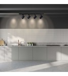 Gotowe zestawy szynoprzewodów - Light Prestige Snow SET 1F czarny GU10 czarny LP-737 BK SET - product 17