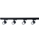 Gotowe zestawy szynoprzewodów - Light Prestige Snow System 3F GU10 4x50W czarny LP-737 BK SET 3F - produkt 4