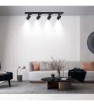Gotowe zestawy szynoprzewodów - Light Prestige Snow System 3F GU10 4x50W czarny LP-737 BK SET 3F - produkt 8