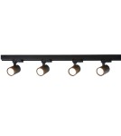 Gotowe zestawy szynoprzewodów - Light Prestige Snow System 3F GU10 4x50W czarny LP-737 BK SET 3F - produkt 9
