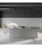 Gotowe zestawy szynoprzewodów - Light Prestige Ice System 3F GU10 4x50W czarny LP-732 4W BK SET - produkt 4