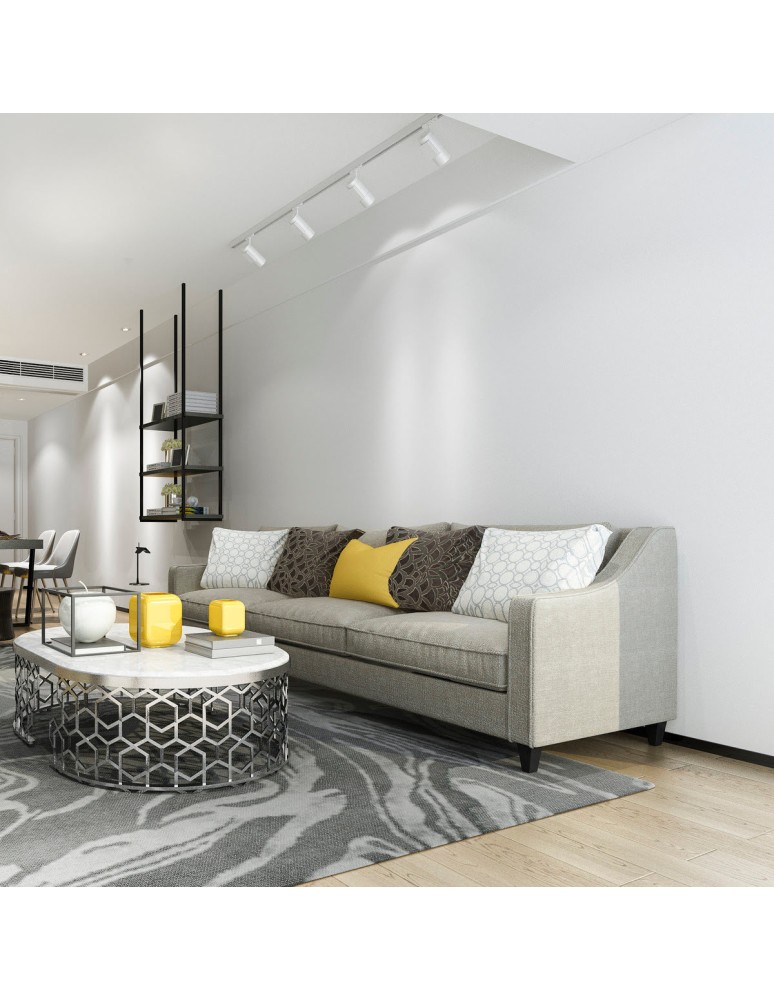 Gotowe zestawy szynoprzewodów - Light Prestige Ice System 3F GU10 4x50W biały LP-732 4W WH SET - product kolory-swiatla.pl 6