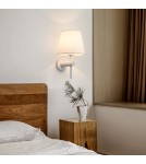 Kinkiety z abażurem - Light Prestige Tivoli kinkiet biały E27 biały LP-1133/1W WH - produkt 4