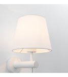 Kinkiety z abażurem - Light Prestige Tivoli kinkiet biały E27 biały LP-1133/1W WH - produkt 7