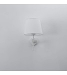 Kinkiety z abażurem - Light Prestige Tivoli kinkiet biały E27 biały LP-1133/1W WH - produkt 11