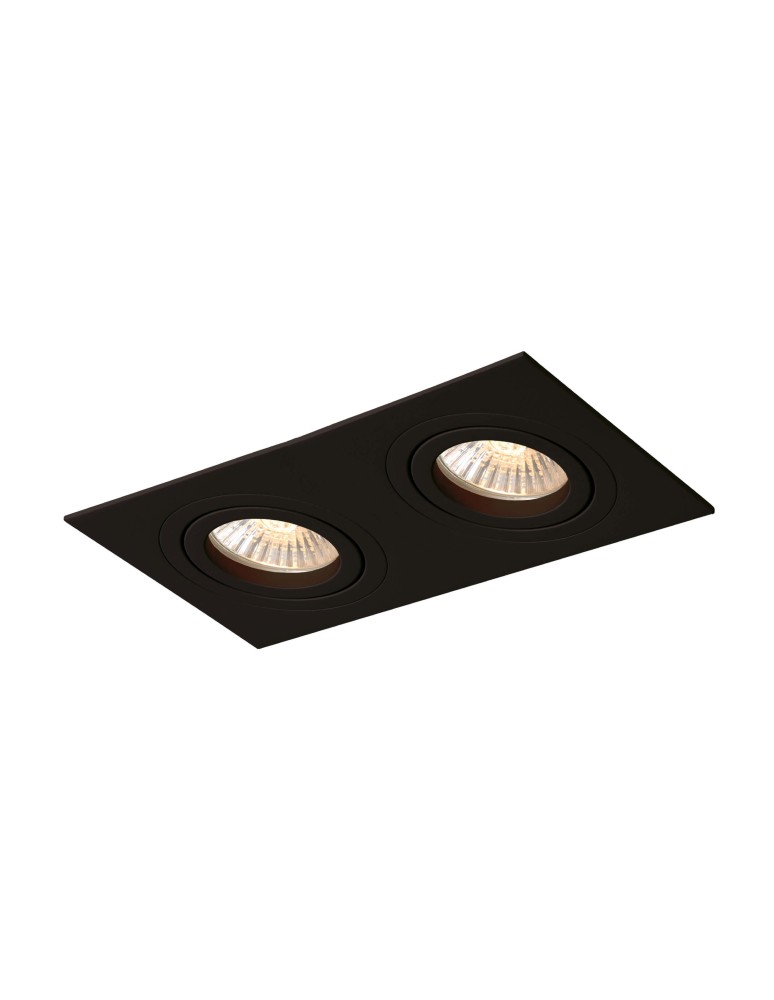 Lampy podtynkowe - oczka - Light Prestige Metis 2 podtynkowa czarna GU10 czarny LP-2780/2RS BK - product kolory-swiatla.pl 4