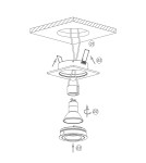 Lampy podtynkowe hermetyczne - Light Prestige Lagos oczko podtynkowe okrągłe białe IP65 GU10 biały LP-440/1RS WH - product 7