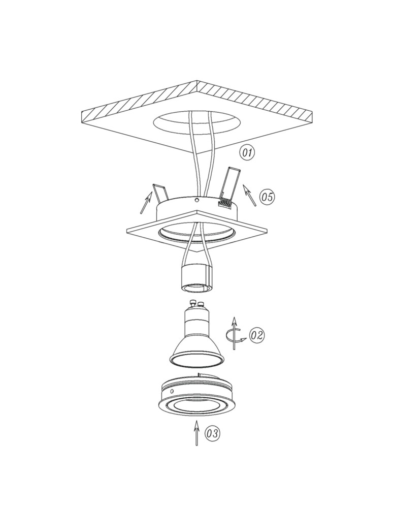 Light Prestige Lagos oczko podtynkowe okrągłe białe IP65 GU10 biały LP-440/1RS WH