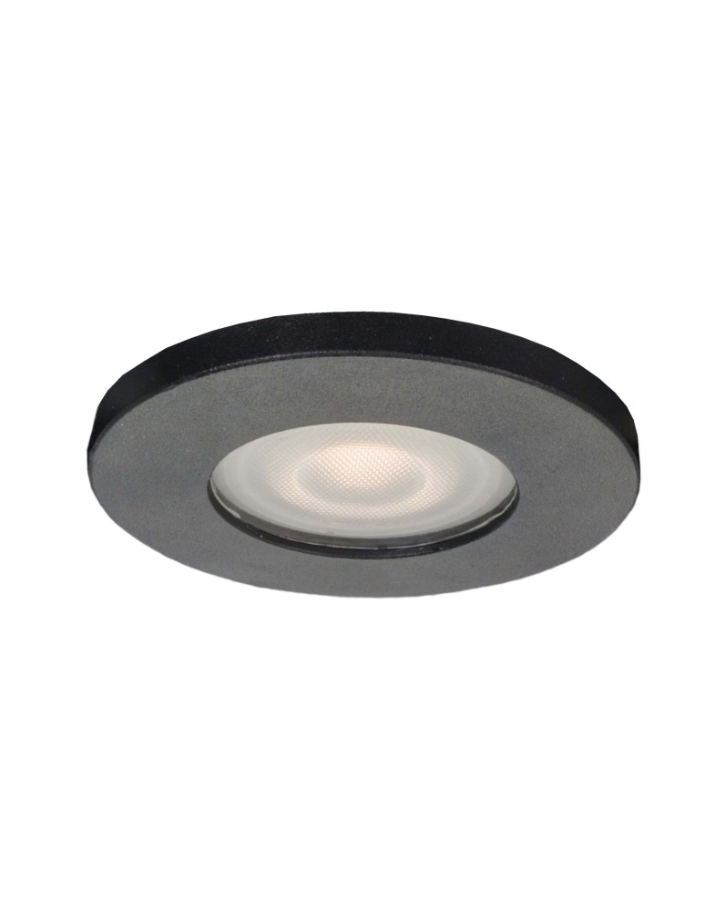 Lampy podtynkowe hermetyczne - Light Prestige Lagos oczko podtynkowe okrągłe czarne IP65 GU10 czarny LP-440/1RS BK - product kolory-swiatla.pl 3