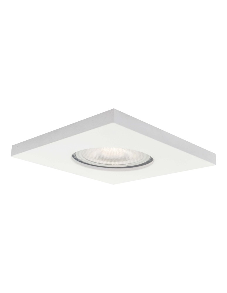 Light Prestige Lagos oczko podtynkowe kwadratowe białe IP65 GU10 biały LP-440/1RS WH square