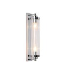 Kinkiety glamour - Light Prestige Lorenzo Kinkiet E14 2x40W transparentny/srebrny LP-2960/1W CH - produkt 2
