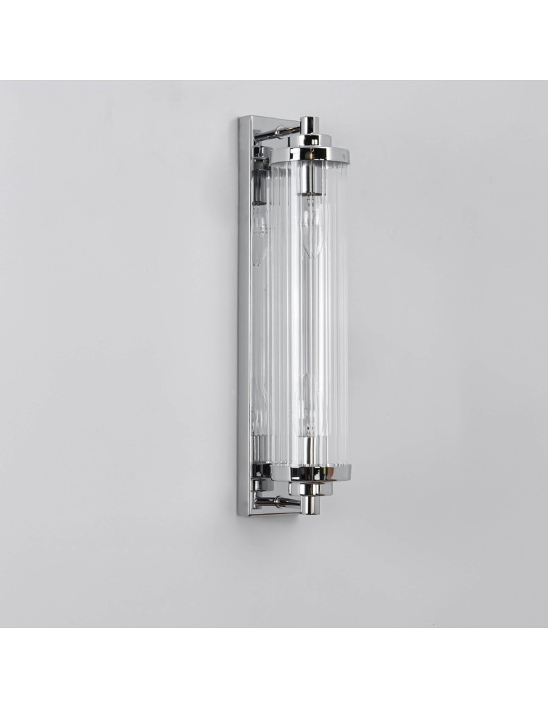 Light Prestige Lorenzo Kinkiet E14 2x40W transparentny/srebrny LP-2960/1W CH