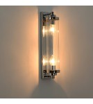 Kinkiety glamour - Light Prestige Lorenzo Kinkiet E14 2x40W transparentny/srebrny LP-2960/1W CH - produkt 7