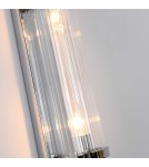 Kinkiety glamour - Light Prestige Lorenzo Kinkiet E14 2x40W transparentny/srebrny LP-2960/1W CH - produkt 9