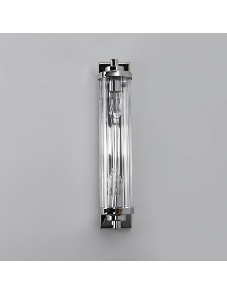 Light Prestige Lorenzo Kinkiet E14 2x40W transparentny/srebrny LP-2960/1W CH