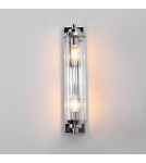 Kinkiety glamour - Light Prestige Lorenzo Kinkiet E14 2x40W transparentny/srebrny LP-2960/1W CH - produkt 12
