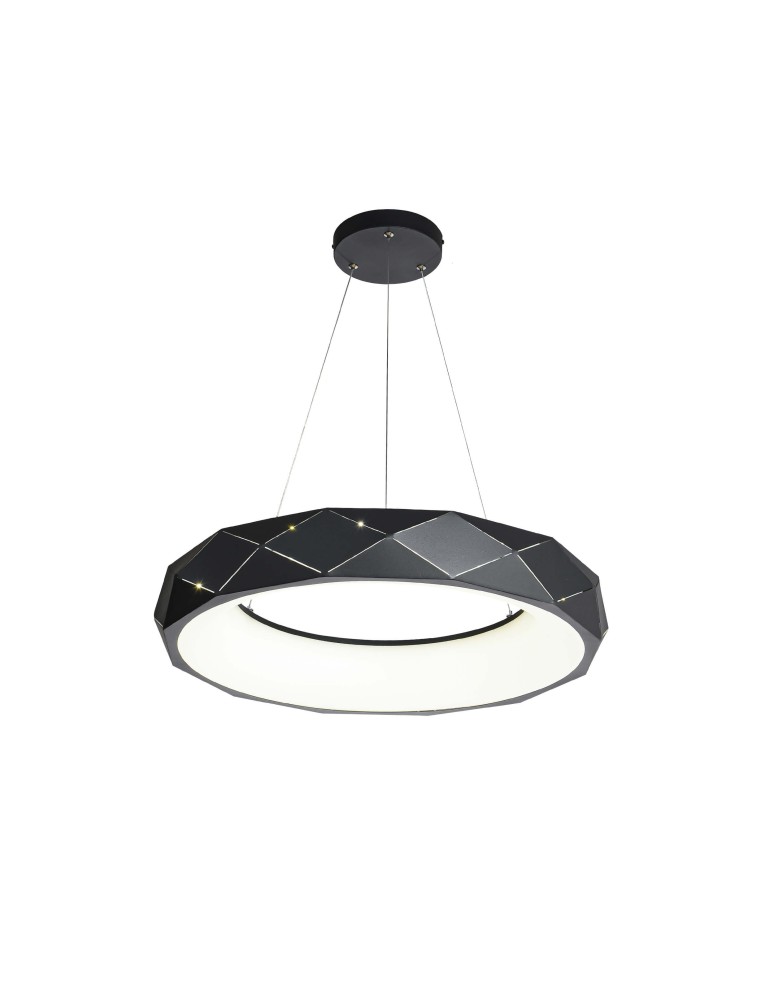Light Prestige Reus LED wisząca czarna LED czarny LP-8069/1P LED BK