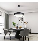 Lampy wiszące LED - Light Prestige Reus LED wisząca czarna LED czarny LP-8069/1P LED BK - produkt 4