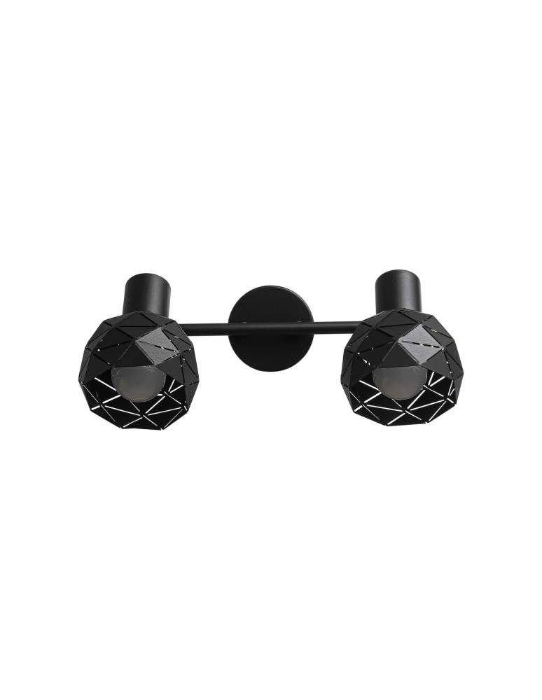 Light Prestige Reus 2 spot czarny E14 czarny LP-8069/2WS BK