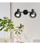 Lampy sufitowe reflektory - Light Prestige Reus 2 spot czarny E14 czarny LP-8069/2WS BK - produkt 4