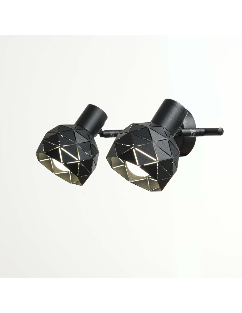 Light Prestige Reus 2 spot czarny E14 czarny LP-8069/2WS BK