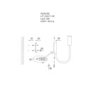 Kinkiety do czytania - Light Prestige Senise kinkiet czarny LED czarny LP-2021/1W BK - product 8