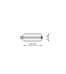 Akcesoria do szynoprzewodów magnetycznych - Light Prestige Magnetic Electric Plate czarny LP-564-MAG BK - produkt 5