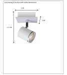 Kinkiety - Lucide RILOU Spot LED 4,5W 26994/05/31 - produkt 5