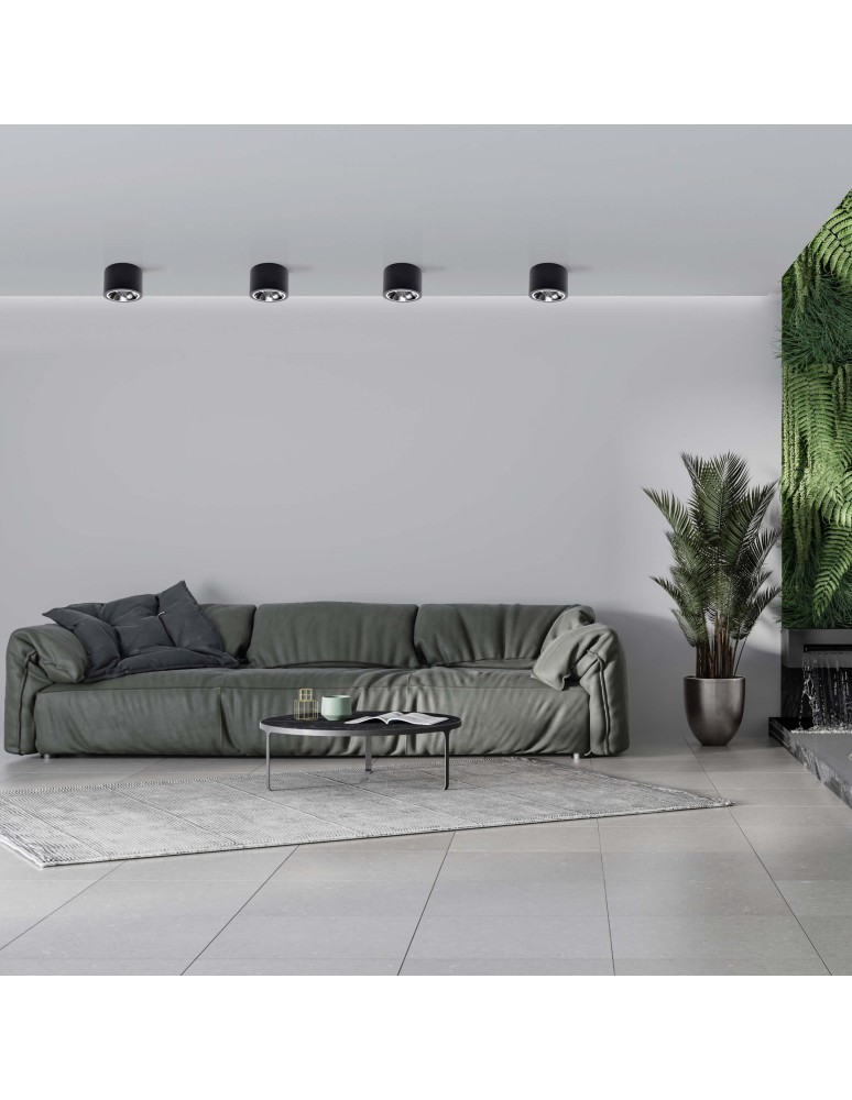 Light Prestige Camino oprawa natynkowa czarna LP-1101/1SM BK 1xQR111 czarny Light Prestige Camino oprawa natynkowa czarna LP-1101/1SM BK 1xQR111 czarny