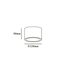 Light Prestige Camino oprawa natynkowa czarna LP-1101/1SM BK 1xQR111 czarny Light Prestige Camino oprawa natynkowa czarna LP-1101/1SM BK 1xQR111 czarny