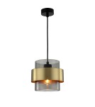 Lampy wiszące - Light Prestige Miele Lampa wisząca E27 1x40W dymny/złoty LP-866/1P SM/GD - produkt 8
