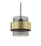 Lampy wiszące - Light Prestige Miele Lampa wisząca E27 1x40W dymny/złoty LP-866/1P SM/GD - produkt 9