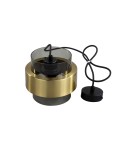 Lampy wiszące - Light Prestige Miele Lampa wisząca E27 1x40W dymny/złoty LP-866/1P SM/GD - produkt 10