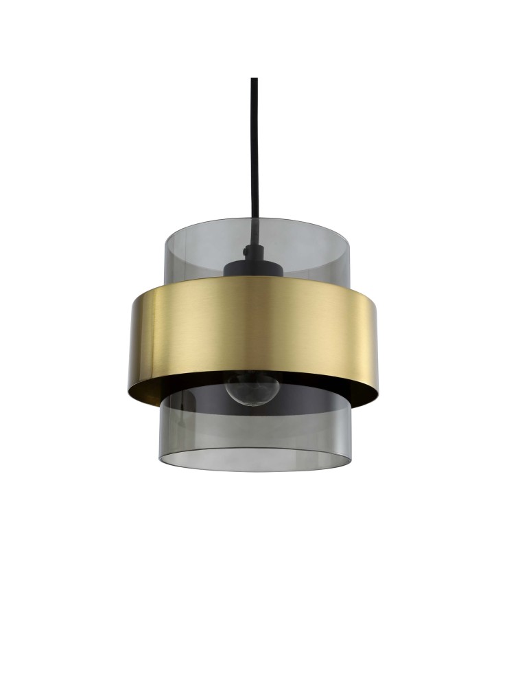 Light Prestige Miele Lampa wisząca E27 3x40W dymny/złoty LP-866/3P SM/GD