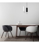 Lampy wiszące - Light Prestige Manacor Lampa wisząca GU10 1x50W biały/transparentny LP-232/1P WH - product 4