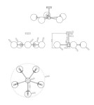 Lampy sufitowe - Light Prestige Roma Lampa wisząca E14 5x40W złoty/biały LP-1345/5P GD - product 4