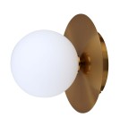 Kinkiety - Light Prestige Roma Kinkiet G9 1x5W złoty/biały LP-1345/1W GD - produkt 2