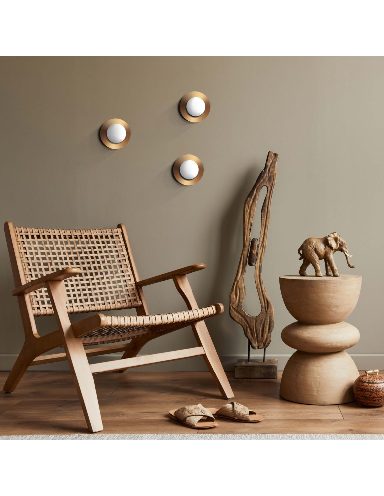 Light Prestige Roma Kinkiet G9 1x5W złoty/biały LP-1345/1W GD
